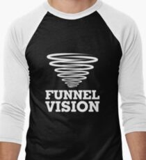Funnel Vision Shirt Funny Weather Geek Shirt Weather Shirt Men's Baseball ¾ T-Shirt