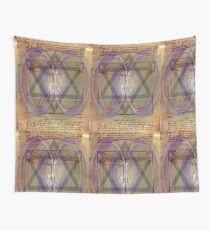 davinci vitruvian Wall Tapestry