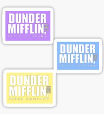 Dundee Mifflin Logo Sticker Pack Sticker