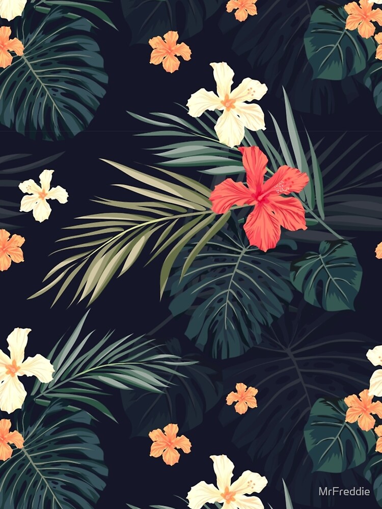 Dark tropical flowers by MrFreddie