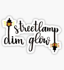 Streetlamp, Dim Glow Sticker