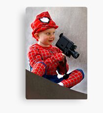 Action is his reward Canvas Print