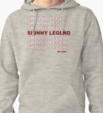 Skinny Legend Vintage Shopping Bag Pattern Pullover Hoodie