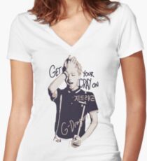 G-Dragon Women's Fitted V-Neck T-Shirt