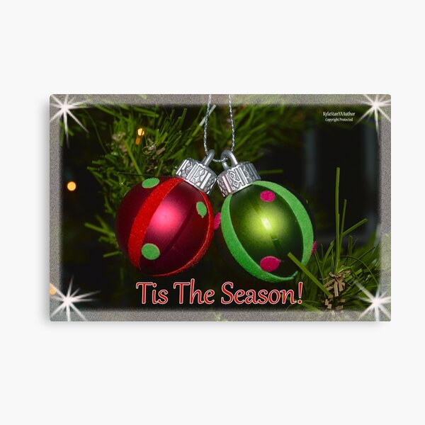 Christmas Ornaments Canvas Print