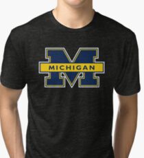 MICHIGAN WOLVERINES UNIVERSITY Tri-blend T-Shirt