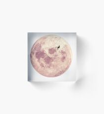 Pink Moon Klettern Acrylblock