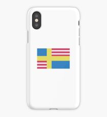 Sverige / USA Flag iPhone Case