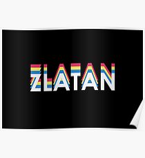 Retro Zlatan Poster