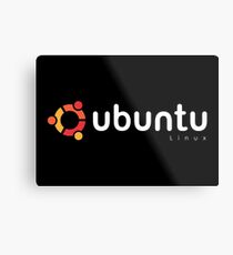 Ubuntu Linux Merchandise Metal Print