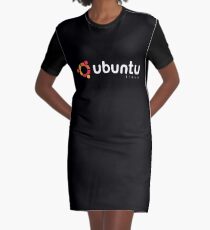 Ubuntu Linux Merchandise Graphic T-Shirt Dress