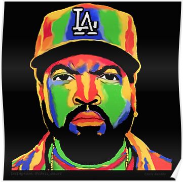 Ice Cube- Hiphop artwork Drawing poster Poster