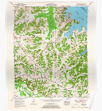 USGS TOPO Map Kentucky KY Briensburg 803360 1955 24000 Poster