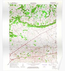 USGS TOPO Map Kentucky KY Bristow 708231 1965 24000 Poster