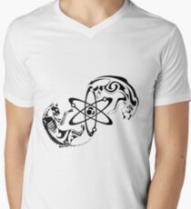 Schrodinger cat Men's V-Neck T-Shirt