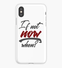 Stop Procrastination No Inertia Act Now iPhone Case/Skin