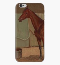 Vintage Rennpferd Illustration (1882) iPhone-Hülle & Cover