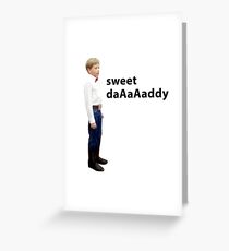Walmart Yodel Kid Sweet Daddy Greeting Card