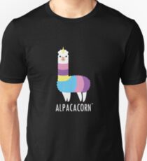 Alpacacorn-Regenbogen-Alpaka-Entwurf Slim Fit T-Shirt