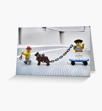 Pirate practice…with Rover Greeting Card
