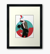 LA FLAME "I" Framed Print