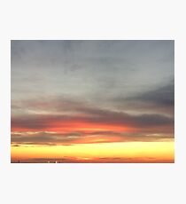 Sunset Before The Storm Photographic Print
