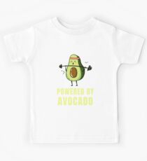 Powered By Avocado T-Shirt, Phone Cases And Other Gifts Kids Tee