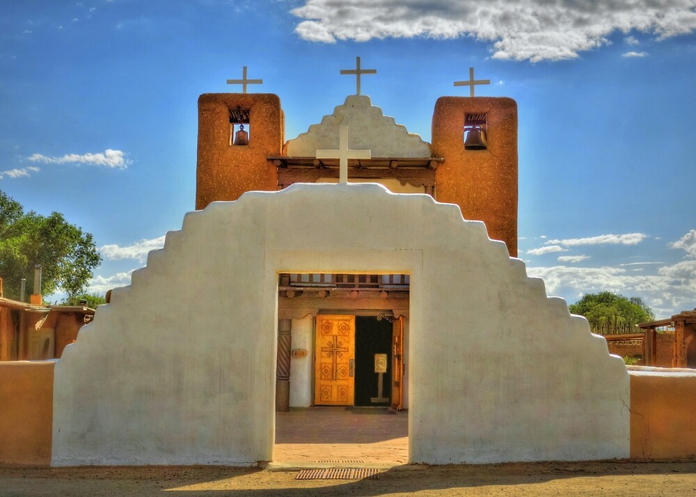 " San Geronimo Church Taos Pueblo" by K D Graves Photography Redbubble