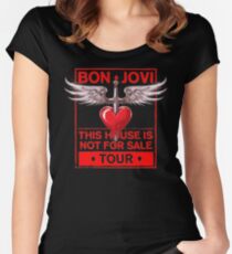 Bon Jovi Tour 2018: This House Not For Sale Women's Fitted Scoop T-Shirt