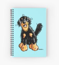 Funny Hovawart Cartoon Spiral Notebook