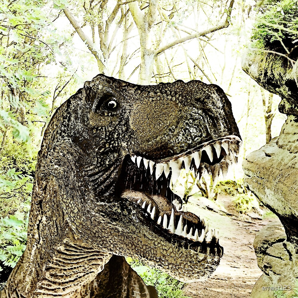 "T Rex King Of Dinosaurs" by Andrew Bret Wallis Redbubble