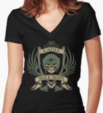 CADIA - ELITE EDITION-V2 Women's Fitted V-Neck T-Shirt