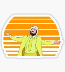 Retro Sunny Design Sticker
