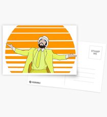 Retro Sunny Design Postcards