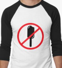 Vector no nice-crem icon Men's Baseball ¾ T-Shirt