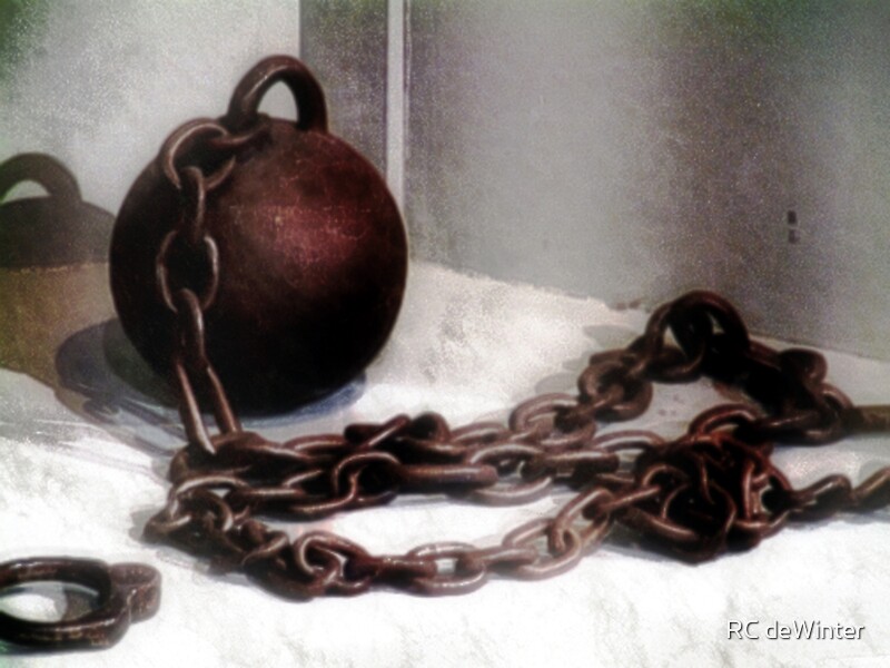 "The Old Ball and Chain" by RC deWinter Redbubble