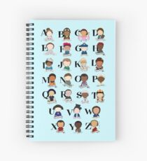 Awesome Woman Alphabet Spiral Notebook