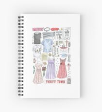 Cuaderno de espiral Ilustración de objeto de película de Lady Bird - Greta Gerwig, Saoirse Ronan