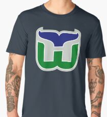 HARTFORD WHALERS HOCKEY RETRO Men's Premium T-Shirt