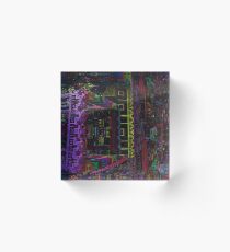 Picture puzzle pattern door Acrylic Block