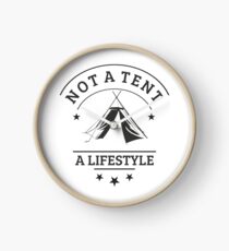 not a tent a lifestyle kohte Clock