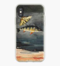 Vintage Winslow Homer Fish & Butterfly Painting (1900) iPhone Case