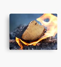 Fireplace Canvas Print