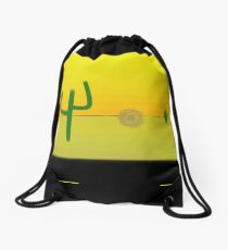 Deserted Drawstring Bag