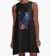 Himmlisch A-Linien Kleid