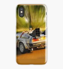 DELOREAN.... Back to the Future. iPhone Case/Skin