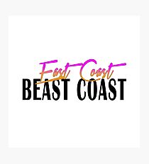 East Coast Beast Coast Photographic Print