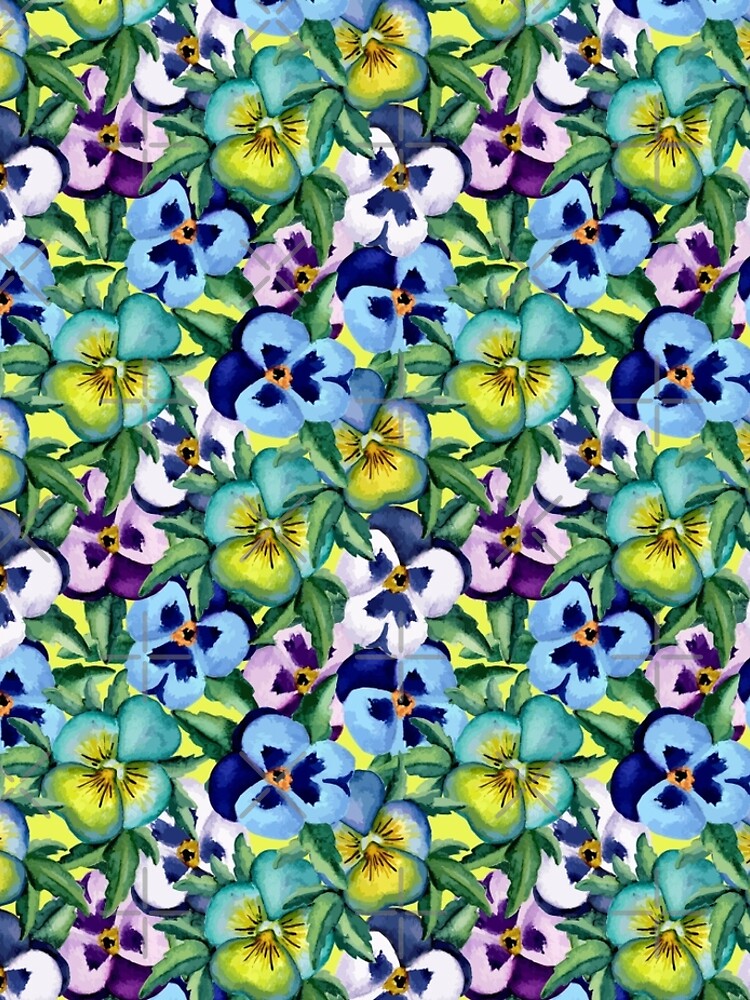 Pansy pattern by JuliaBadeeva