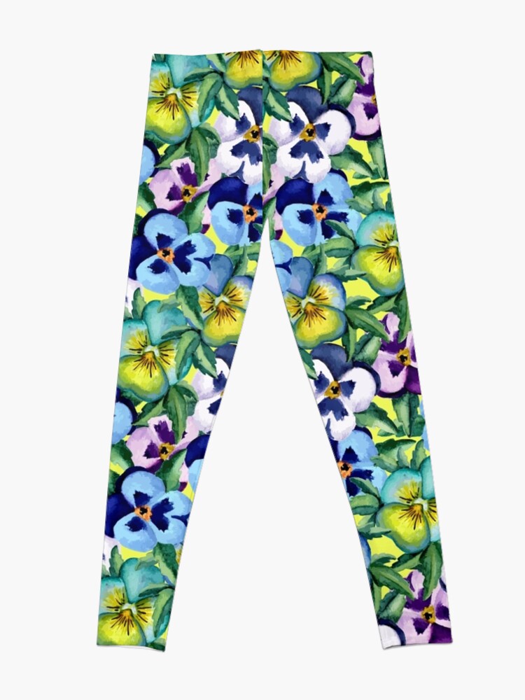 Alternate view of Pansy pattern Leggings