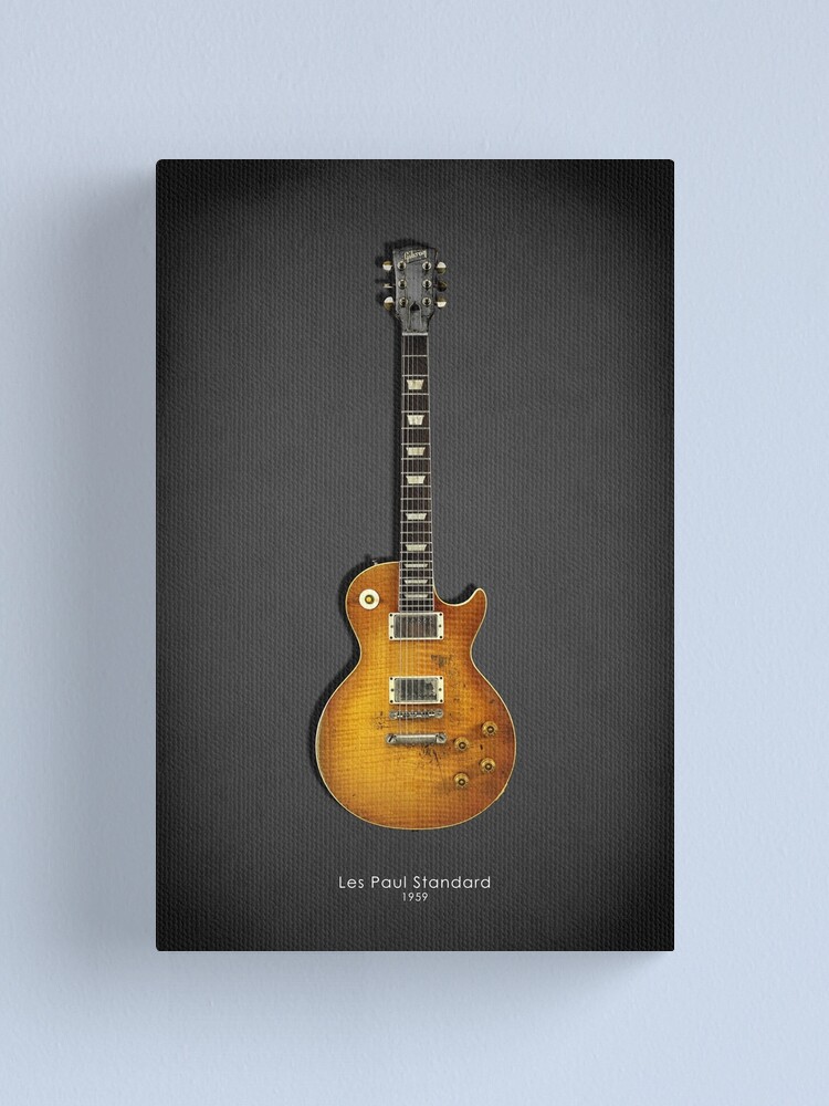 Alternate view of Les Paul Standard Guitar Canvas Print